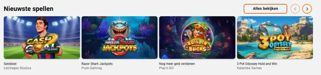 Digitale rollenmachines met jackpots